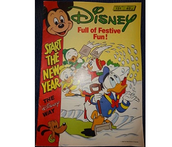 British Disney magazines for sale at Whatsits Galore magazine